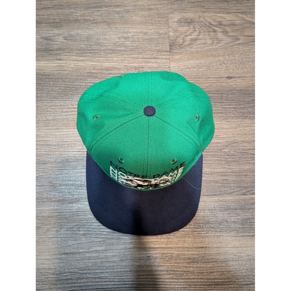 Notre Dame Fighting Irish Adidas‎ Snapback Hat Cap Adult Green Blue Adjustable - Picture 3 of 8